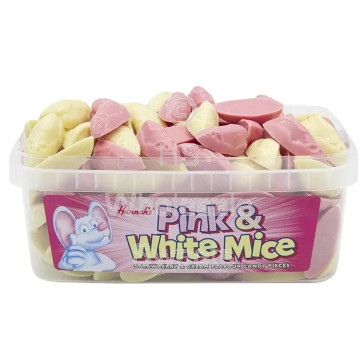 Hannah's Pink & White Mice 120 Count 600g 