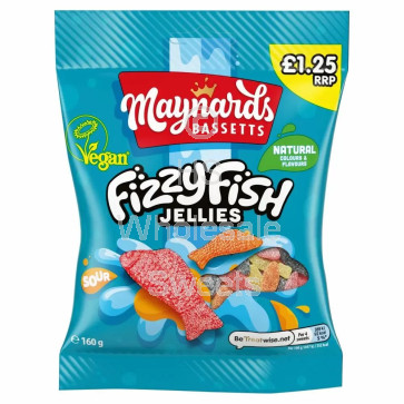 Maynards Fizzy Fish Jellies 12 Count PMP £1.25