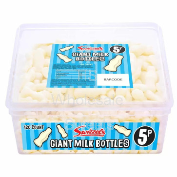 Swizzels Giant Milk Bottles 120x5p