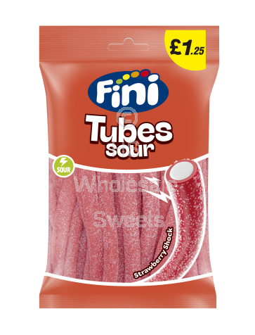 Fini Sour Strawberry Tubes £1.25 PMP 12x140g