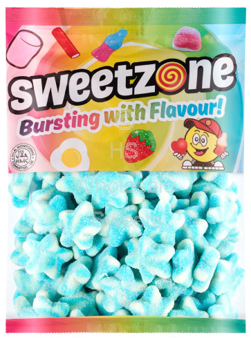 Sweetzone Fizzy Blue Stars 1kg