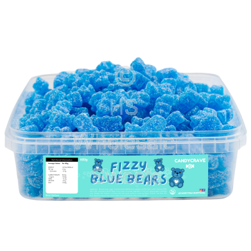 Candycrave Fizzy Blue Bears Tub 600g