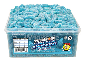 Sweetzone Blue Raspberry Bottles Tub 740g