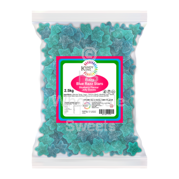 Kandy King Fizzy Blue Stars 2.5kg