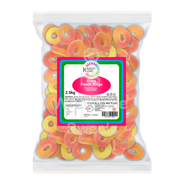 Kandy King Fizzy Peach Rings 2.5kg