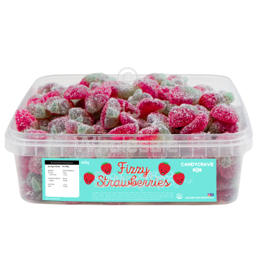 Candycrave Fizzy Strawberries Tub 600g