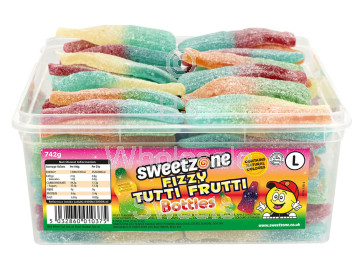 Sweetzone Giant Tutti Frutti Bottles Tub 742g