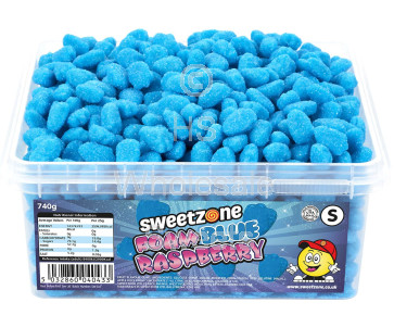 Sweetzone Tub Foam Blue Raspberry 740g