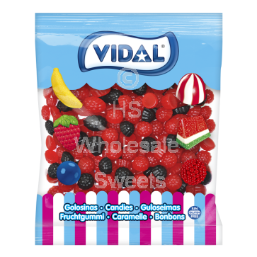 Vidal Giant Black & Red Raspberries 1.5kg