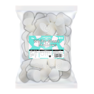 Candycrave Giant White Mallows 1kg