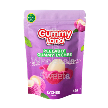 Gummy Land Peelable Lychee 12x65g