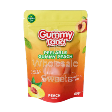 Gummy Land Peelable Peach 12x65g