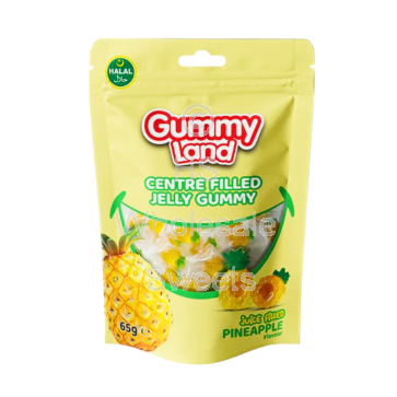 Gummy Land Jelly Filled Pineapple 12x65g