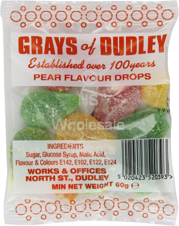 Grays Pear Drops Bags 30x60g