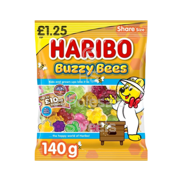 Haribo Buzzy Bees 12x140g PMP £1.25