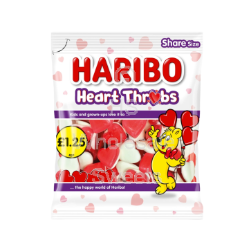 Haribo Heart Throbs 12x140g PMP £1.25