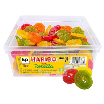 Haribo Rotella Whirls Tub 100 COUNT