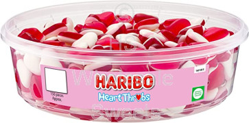 Haribo Heart Throbs Tub 480g