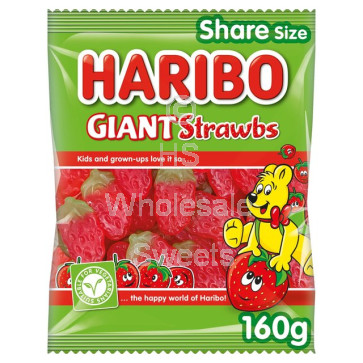 Haribo Giant Strawbs 30x160g
