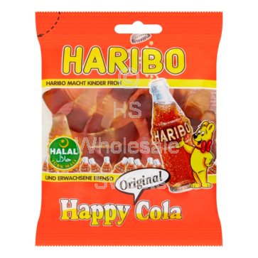 Haribo Halal Happy Cola Bottles 30x80g
