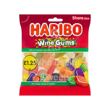 Haribo Wine Gums 12x140g £1.25 PMP