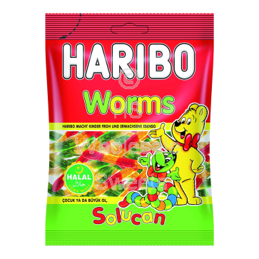Haribo Halal Worms 24x80g