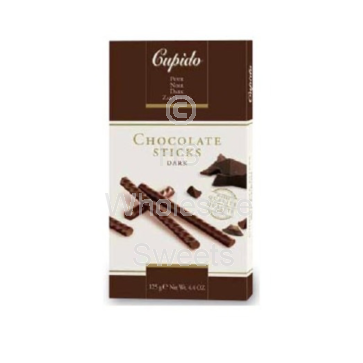 Cupido Box Chocolate Sticks Dark 125g