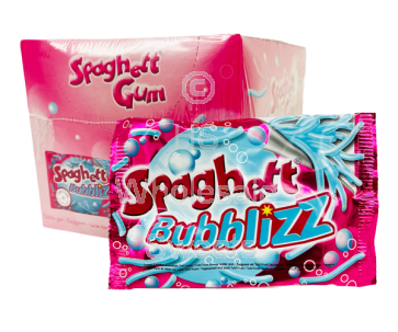 Lutti Spaghett Gum Blue X 24
