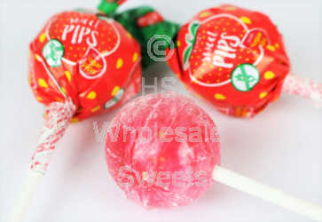 Ramzy Sweet Pips Strawberry Lollipops 90x25p