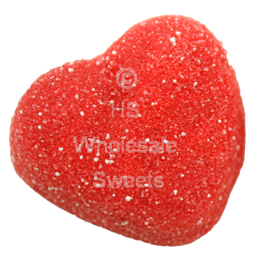 Damel Sour Strawberry Hearts 1kg