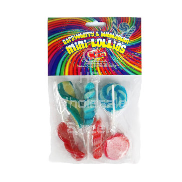 Kandy Kandy Strawberry & Bubblegum Lollies 36x6 Pack