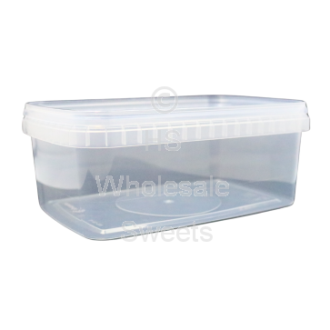 Clear Rectangle Tub 1.2 Litre