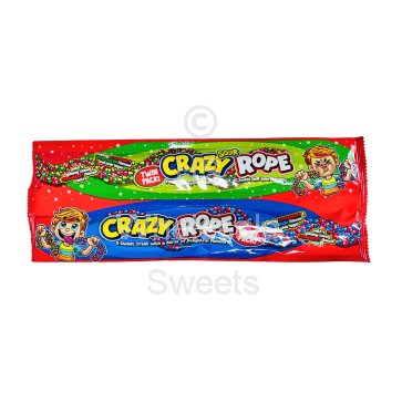 Sour Crazy Ropes Twin Pack 12x56g
