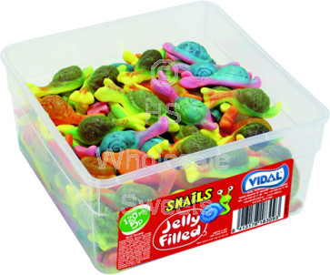 Vidal Jelly Filled Snails 120x5p