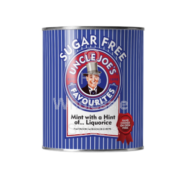 Uncle Joes Mint with a Hint of…Liquorice - SUGAR FREE Tin