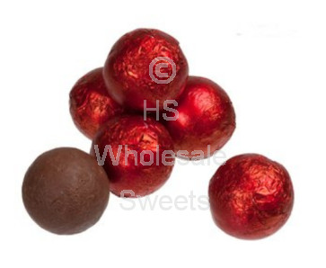 Kinnerton Milk Chocolate Red Balls 3KG
