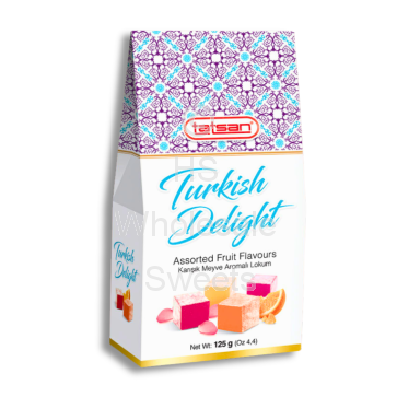 Assorted Fruit Turkish Delight 12x125g