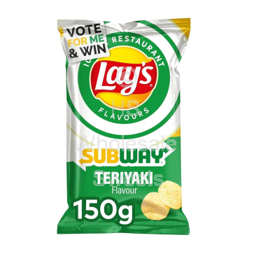 Lays Subway Teriyaki Crisps 9x150g