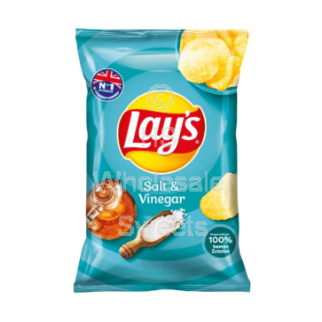Lays Salt and Vinegar Crisps 9x150g