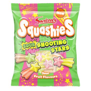 Swizzels Squashies Shooting Stars 12x100g