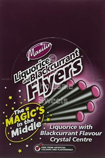 Maxilin Liquorice & Blackcurrant Flyers 40 Count