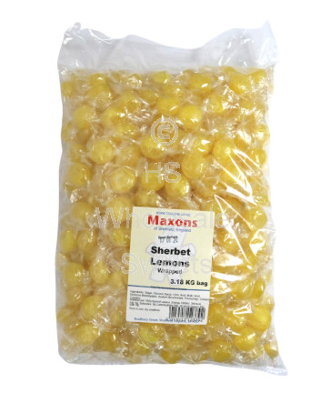 Maxons Wrapped Sherbet Lemons 3.18kg