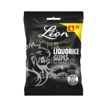 Lion Liquorice Gums PMP £1.25 12x130g