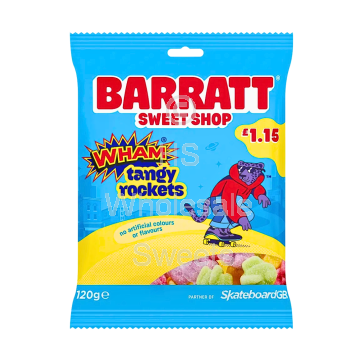 Barratt Wham Tangy Rockets £1.15 PMP 12x120g