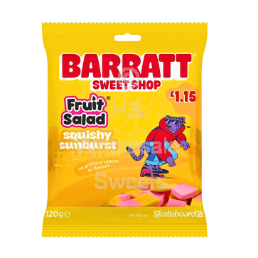 Barratt Fruit Salad Squishy Sunburst £1.15 PMP 12x120g