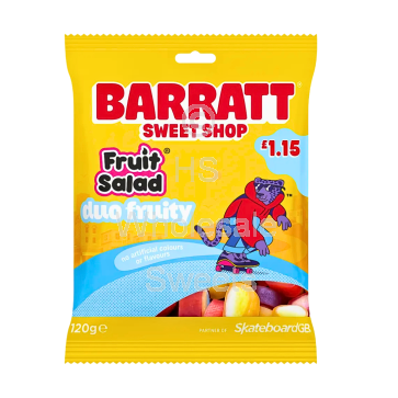 Barratt Fruit Salad Duo Fruity £1.15 PMP 12x120g