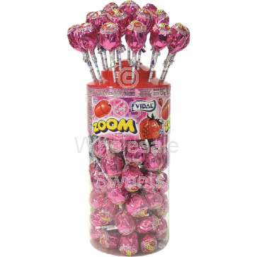 Zoom Strawberry Lollies