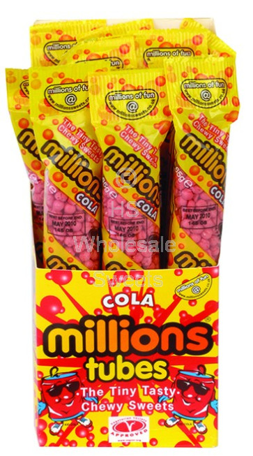 Millions Cola Flavour Tubes 12 Count