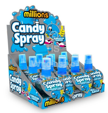 Millions Candy Spray Bubblegum x12