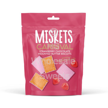 Miskets Strawberry and White Mini Biscuits 12x50g